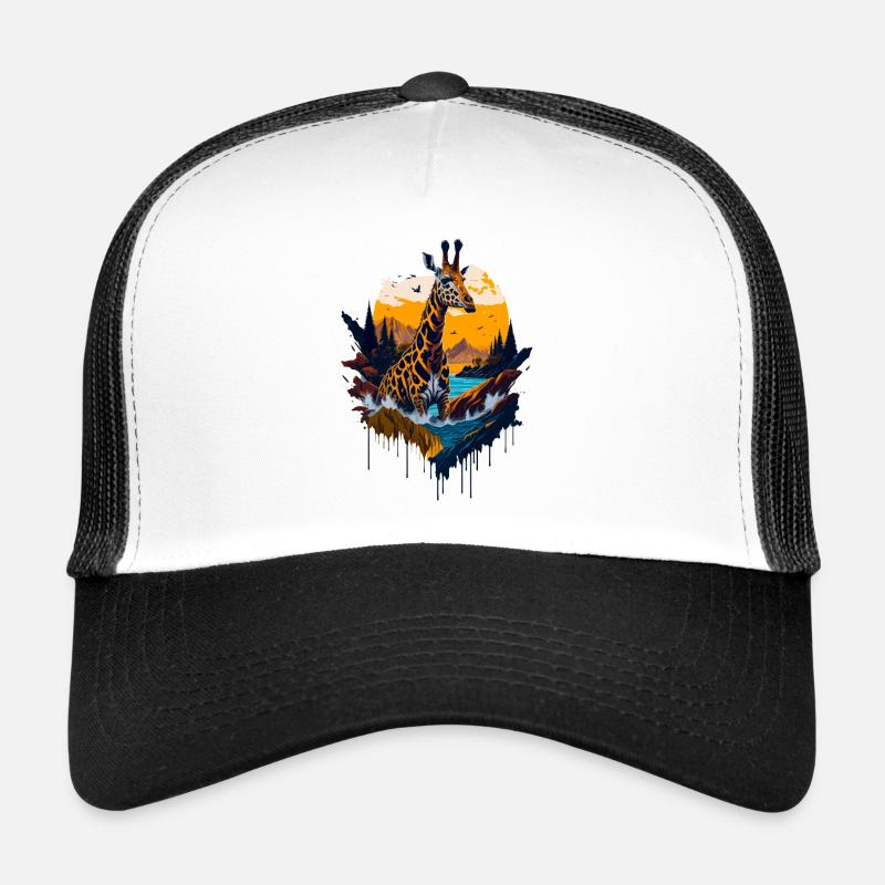Beautiful abstract giraffe Trucker Cap