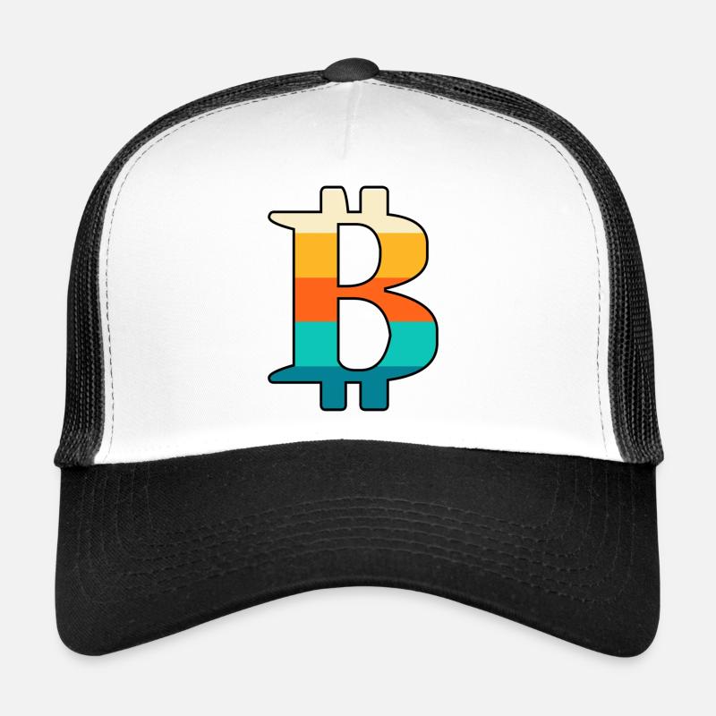 Retro Bitcoin Trucker Cap