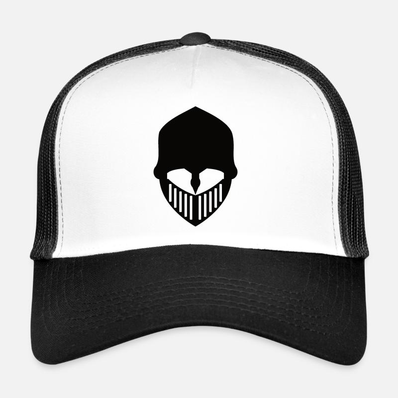 Knight's helmet design - black knight Trucker Cap