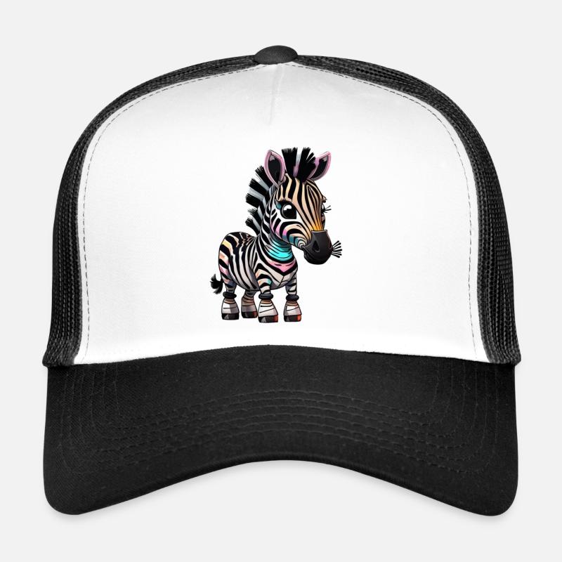 Zebra Robot Trucker Cap