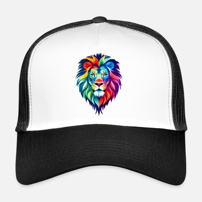 colorful lion Trucker Cap