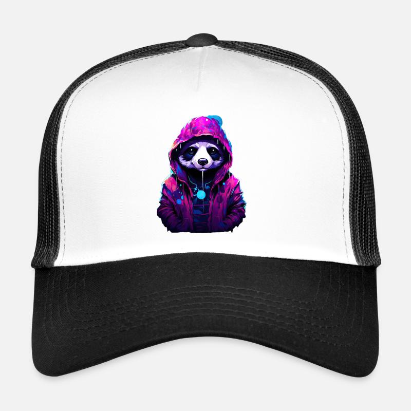 Panda à capuchon Casquette trucker 