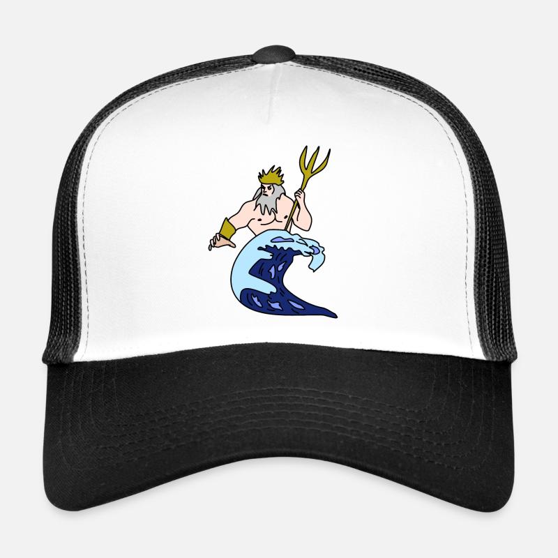 Zodiac sign Aquarius Trucker Cap