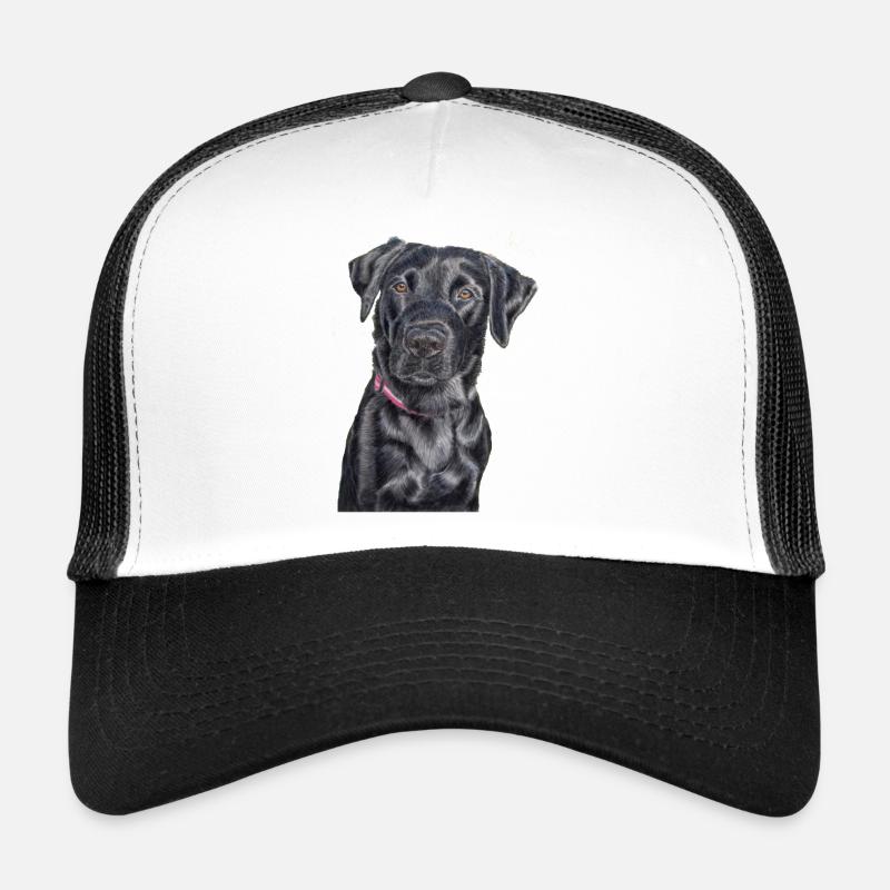 Labrador Retriever Feldweg Trucker Cap