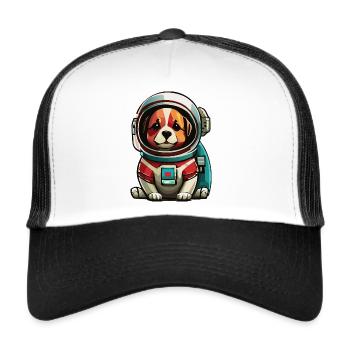 Astro Dog - Trucker Cap - white/black - Front