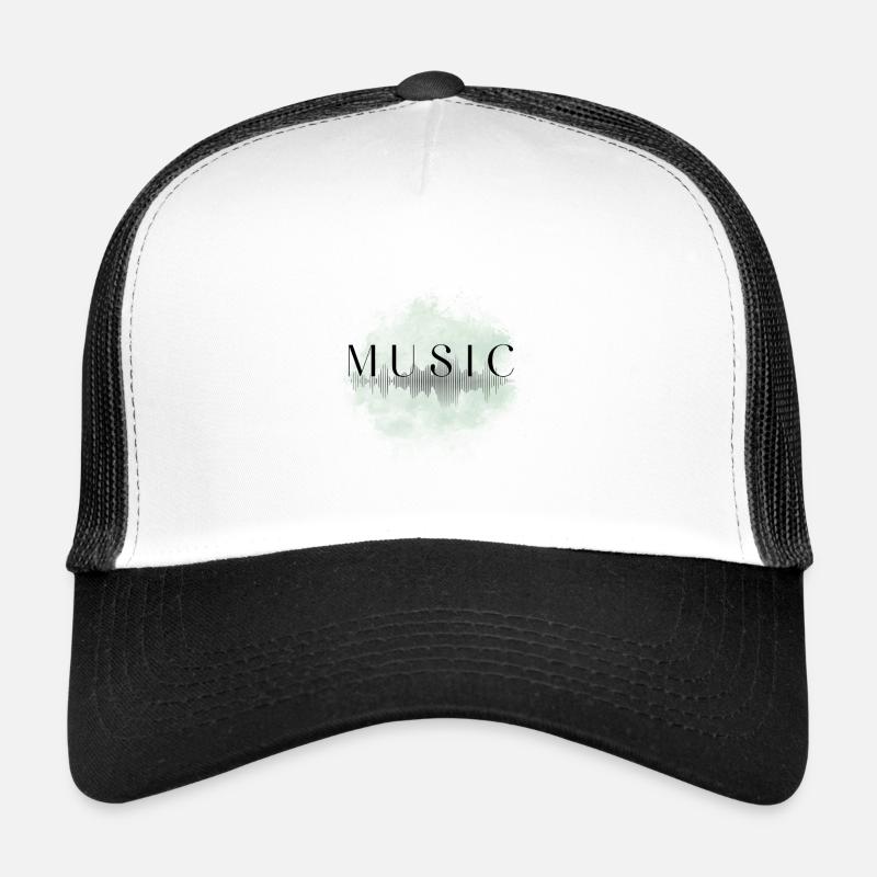 Vibrations et fréquences de la musique. Casquette trucker 