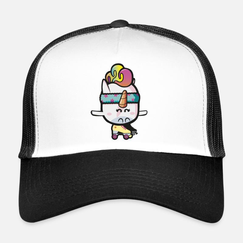 Licorne roller disco Casquette trucker 