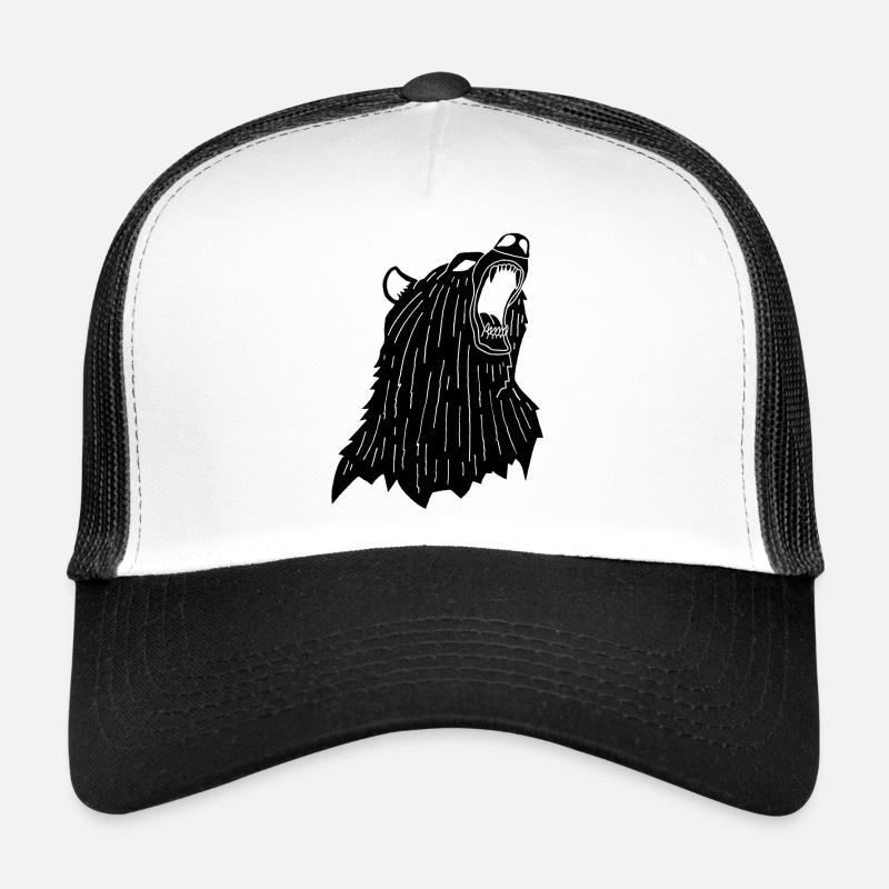 Wütender Schwarzbär Trucker Cap
