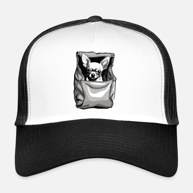 Chihuahua / small dog / animal / tiny / breed Trucker Cap