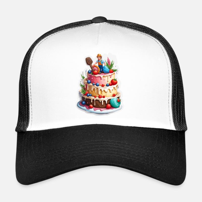Gâteau d’anniversaire / Gâteau / Joyeux anniversaire / Gâteau Casquette trucker 