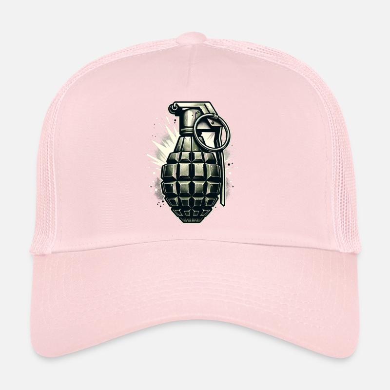 Detonate Design: Classic Grenade Trucker Cap