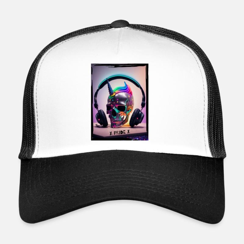 pride - Trucker Cap - Weiß/Schwarz