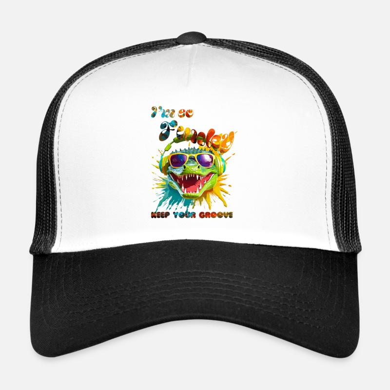 I'm so Funky. Keep your groove. Crocodile Trucker Cap