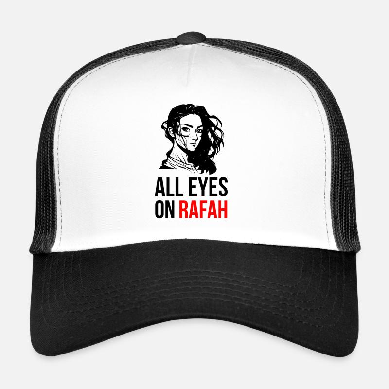 TOUS LES REGARDS SONT TOURNÉS VERS RAFAH Casquette trucker 