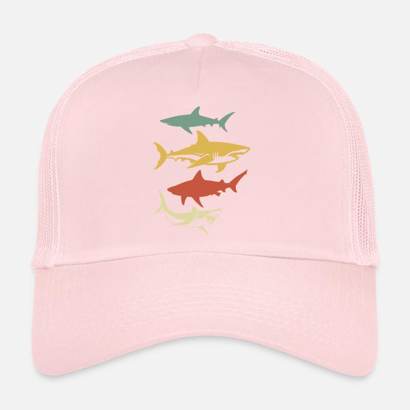 Vintage Retro Shark Trucker Cap