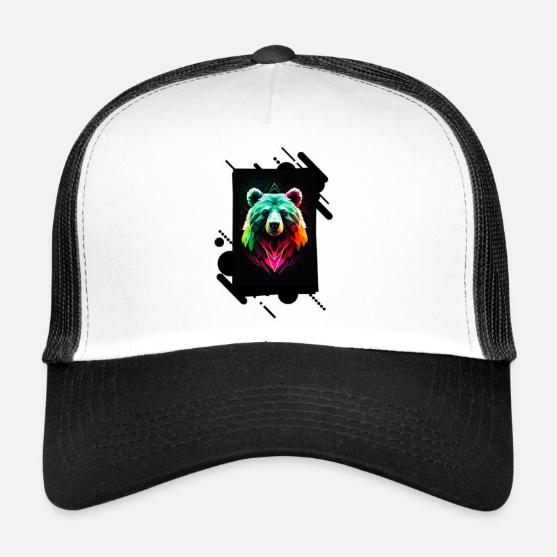Ours néon coloré Casquette trucker 