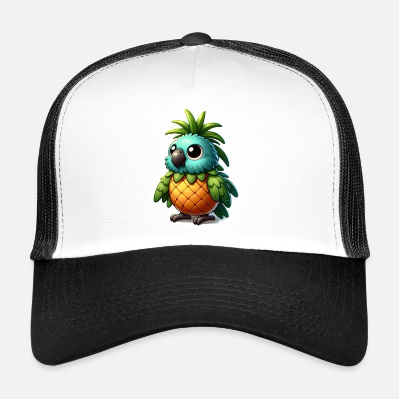 Little cute parrot - Trucker Cap - white/black