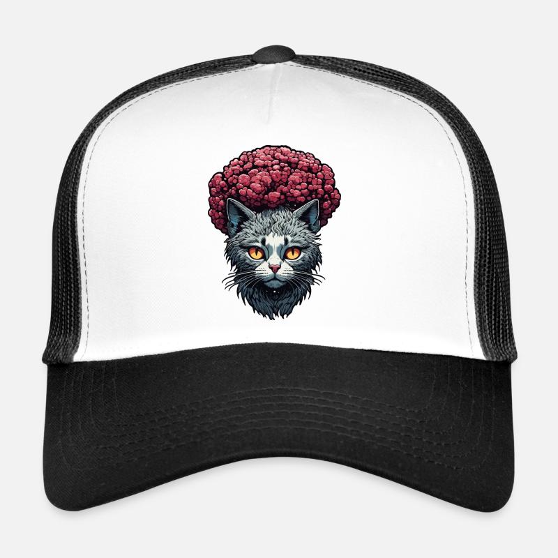 Cool Cat / Funny / Animal / Pet / Crazy Trucker Cap