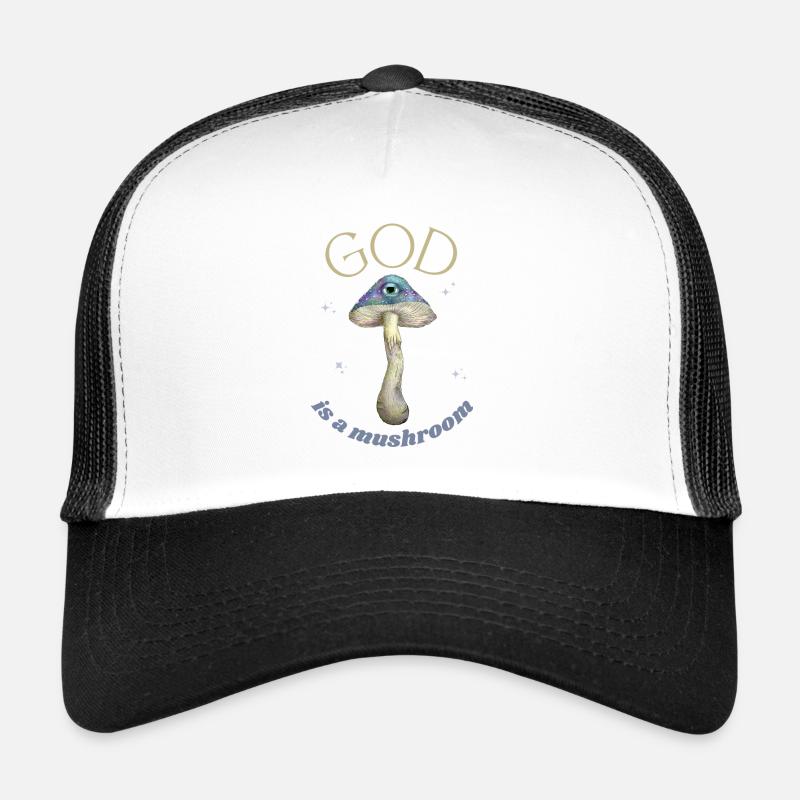 Gott ist ein Pilz Trucker Cap