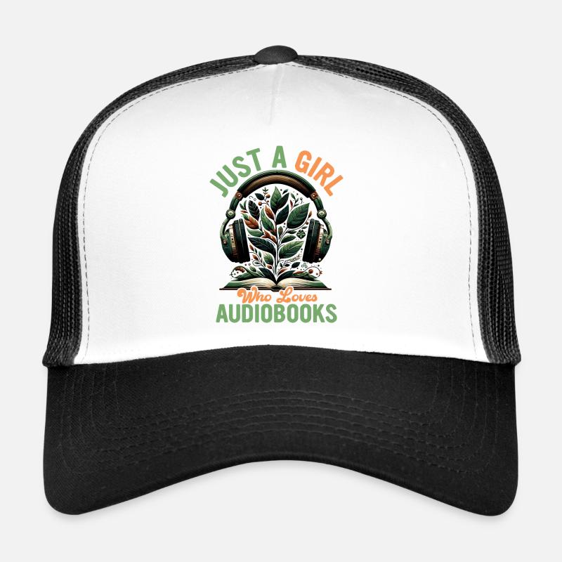 Earbuds & Epics: The Audiobook Lover's Tale Trucker Cap
