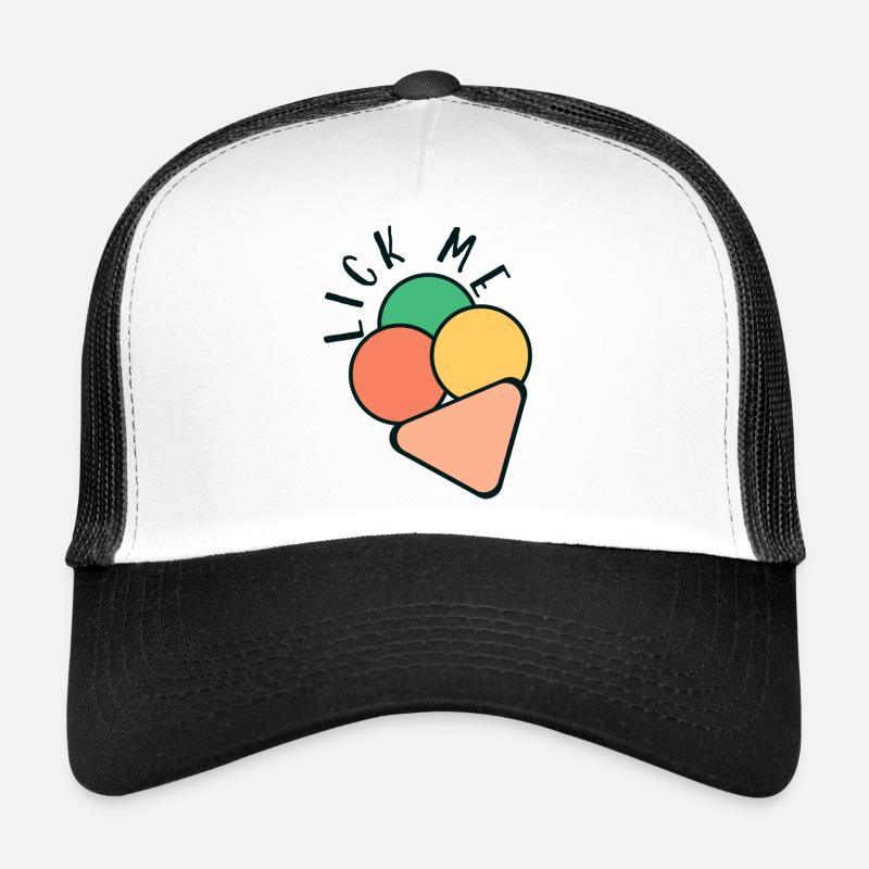 Crème glacée - un logo mignon Casquette trucker 