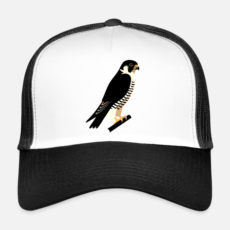 Wanderfalke - Trucker Cap - Weiß/Schwarz