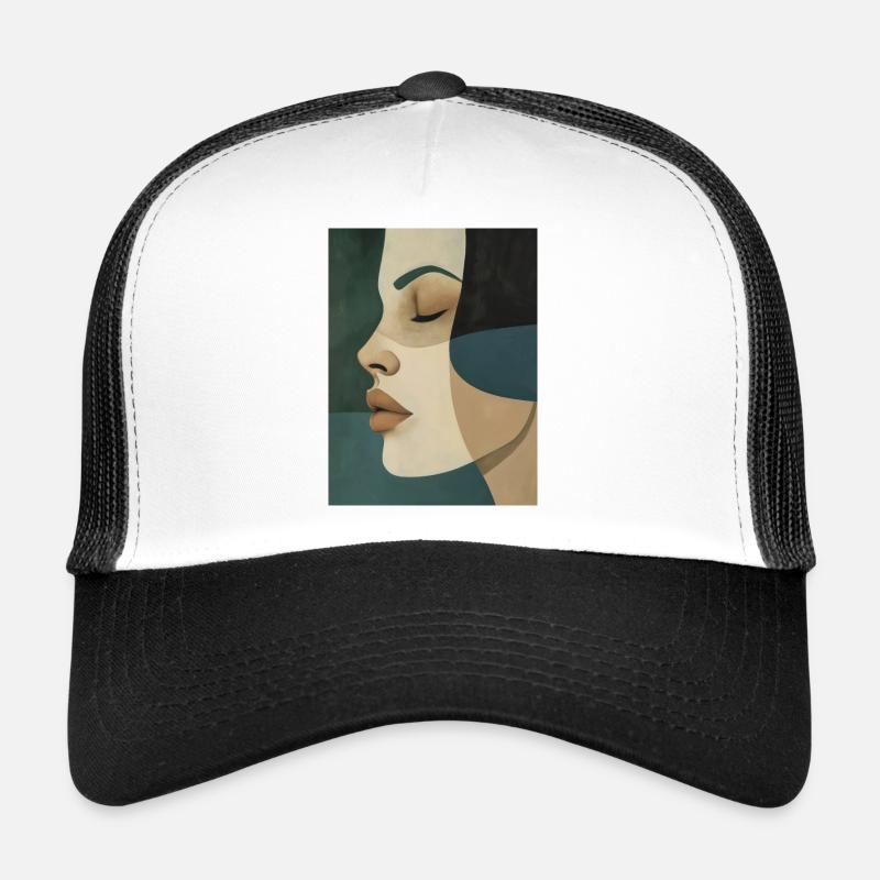 Affiche Portrait minimaliste 3 Casquette trucker 