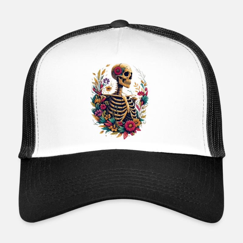 Botanical Bone Trucker Cap