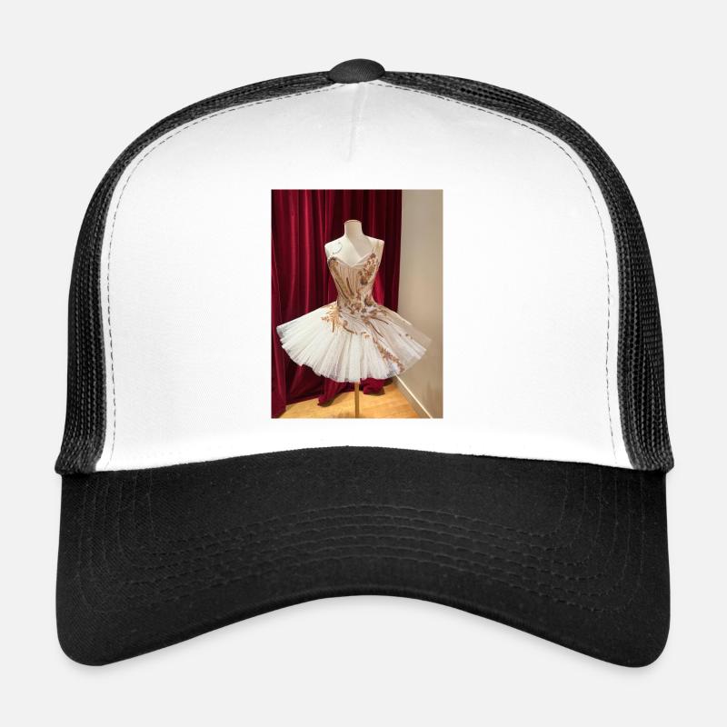 Perlenbesetztes Ballerina-Tutu Trucker Cap