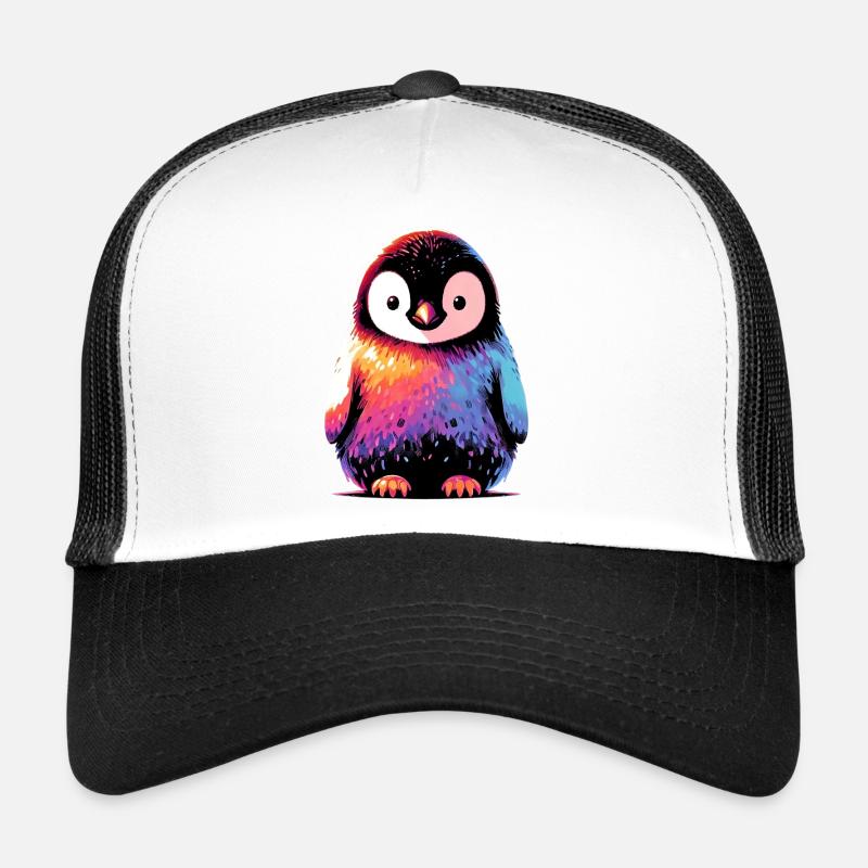Pinguin - Trucker Cap - Weiß/Schwarz