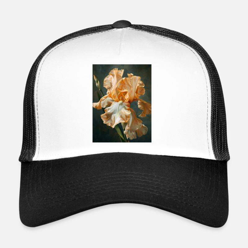 Iris FL 73 - Trucker Cap - Weiß/Schwarz