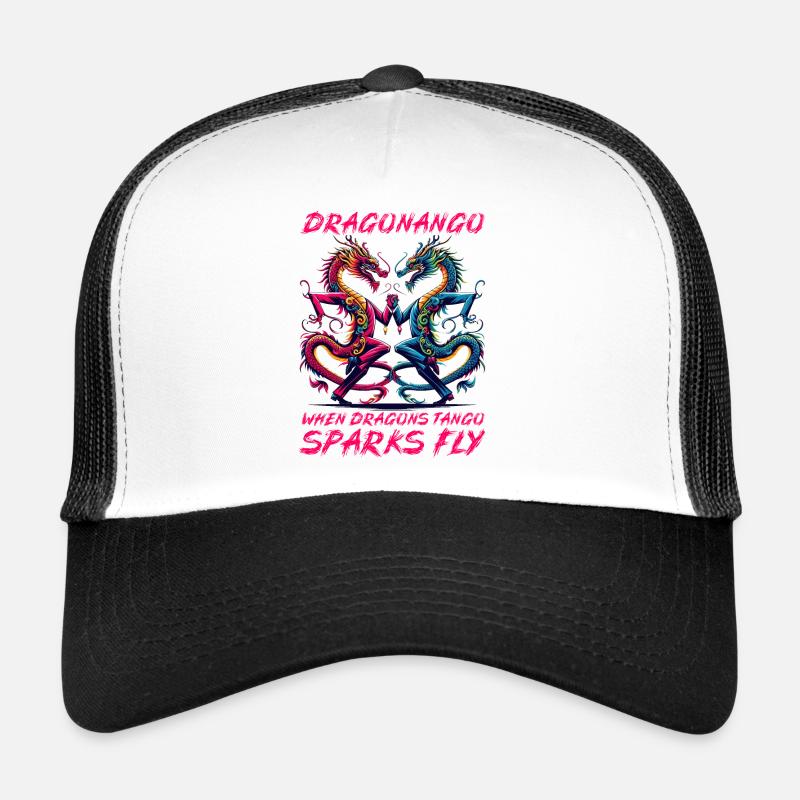 Dragonango: When Dragons Tango, Sparks Fly! Trucker Cap
