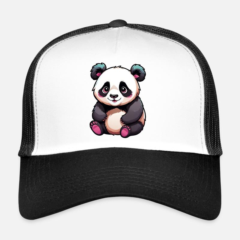 Niedlicher Cartoon Panda Bär Trucker Cap