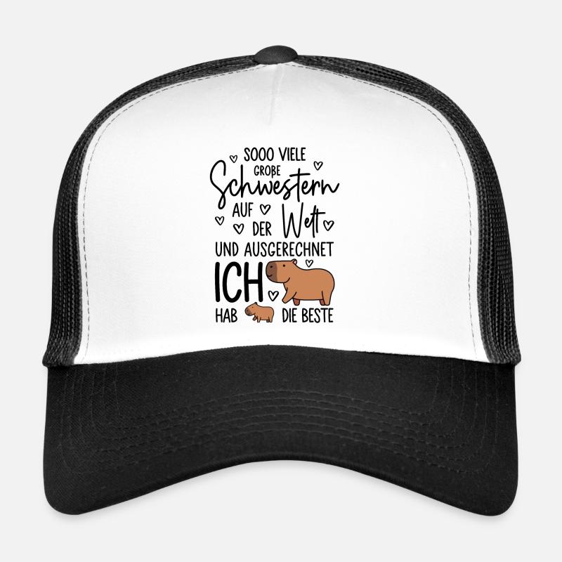 So viele Schwestern - Capybara - Große Schwester Trucker Cap