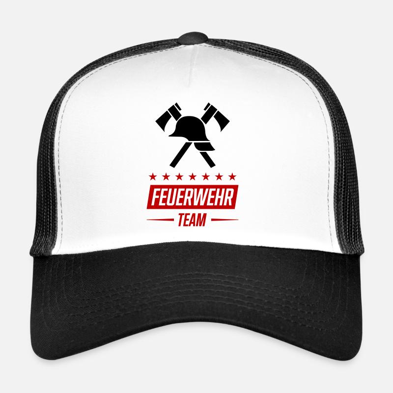 Équipe des pompiers Casquette trucker 