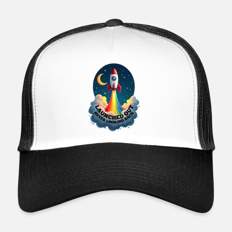 Launched Out - Never Looking Back, Gay Getting Out Trucker Cap