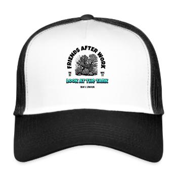 Reef after Work - Trucker Cap - white/black - Front