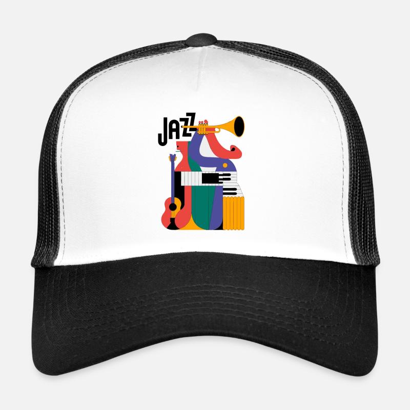 Artful Musical Compositional Design Trucker Cap