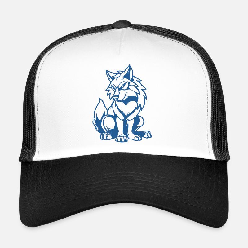 Bande dessinée loup Casquette trucker 