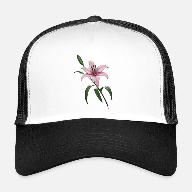 Lys rose Casquette trucker 