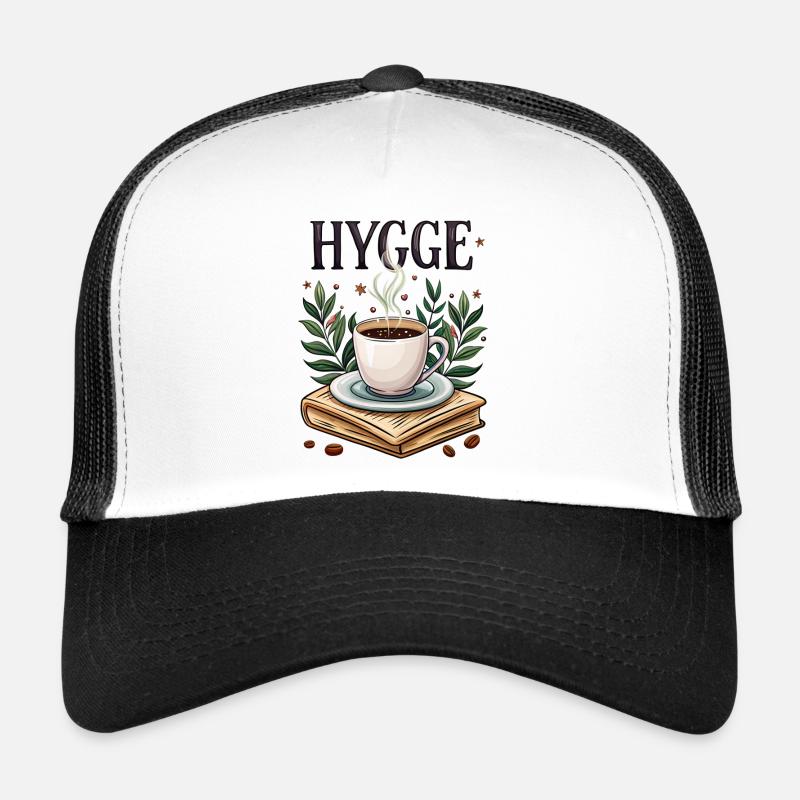HYGGE - Trucker Cap - Weiß/Schwarz