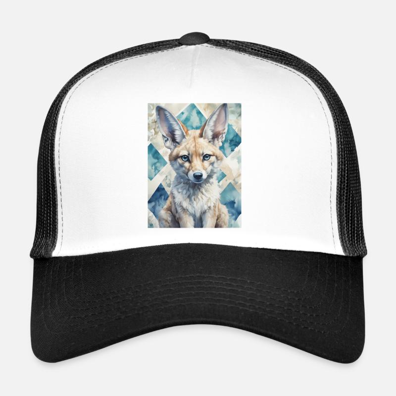 Colorful Elephant - Trucker Cap - white/black