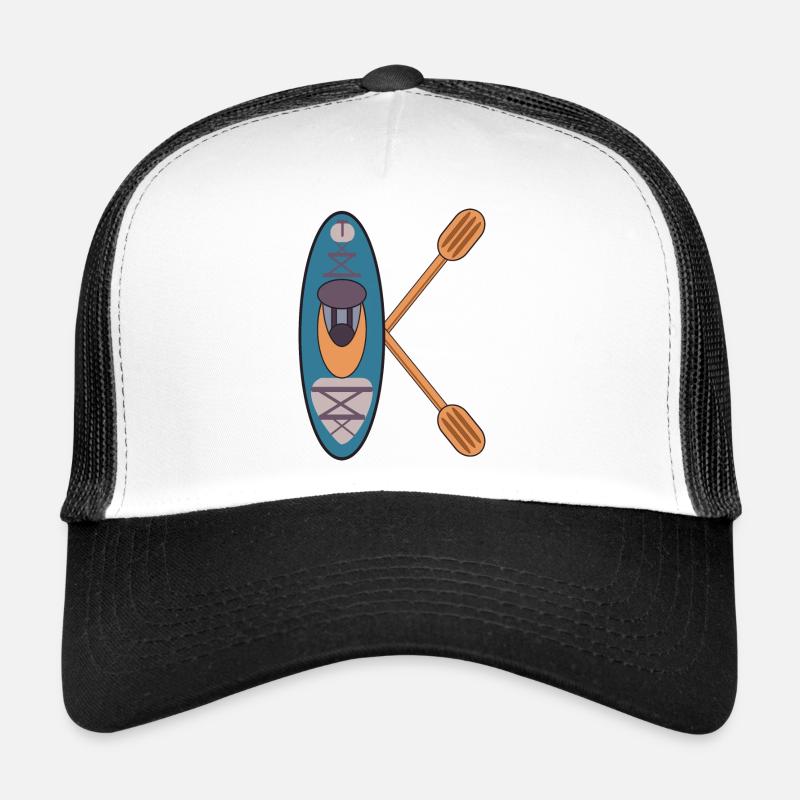 BUCHSTABE K - NAME KAJAKFAHRER KAJAK Trucker Cap