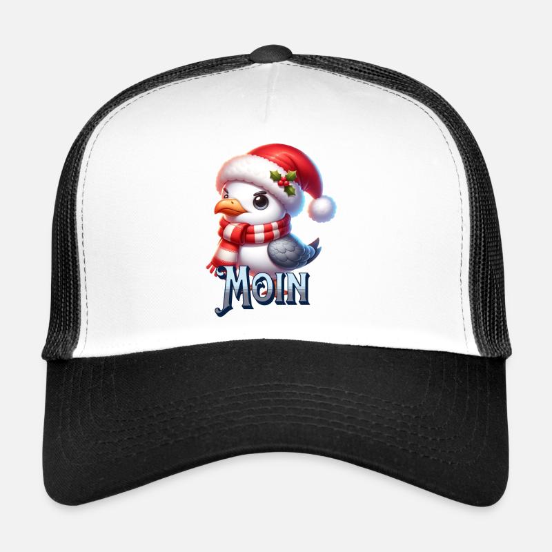 Moin Seagull Christmas Trucker Cap