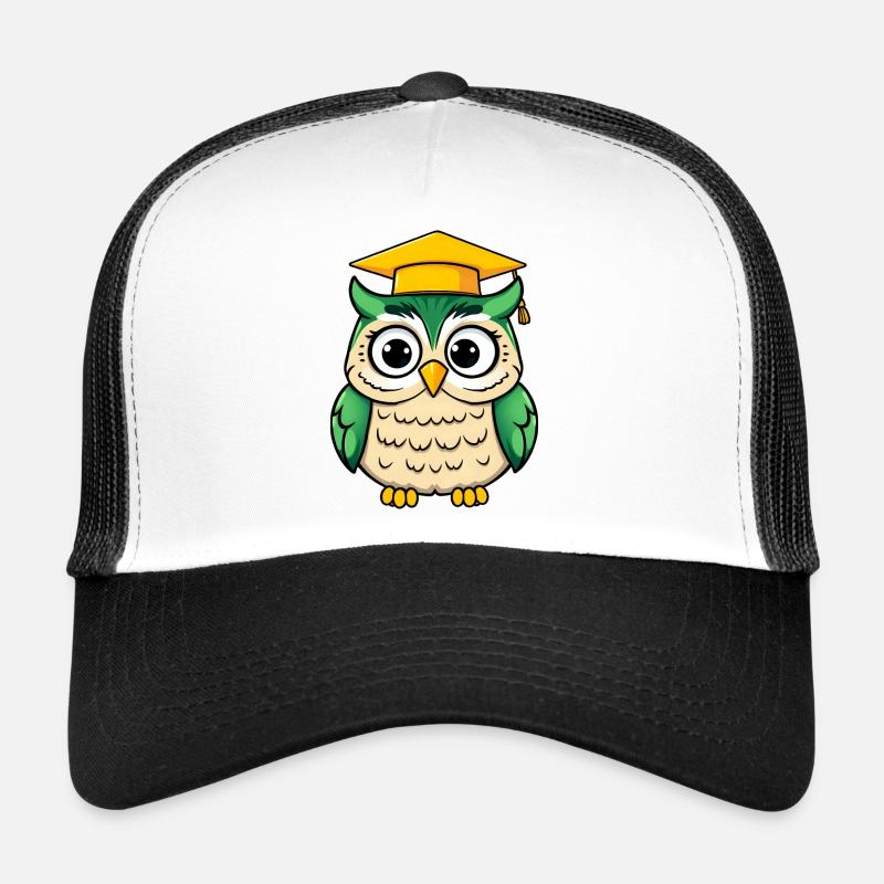 Wise Owl obtient son diplôme en vert vif Casquette trucker 