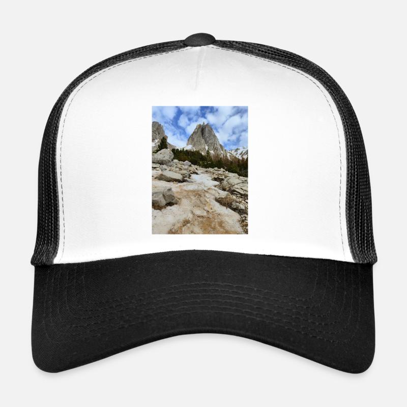 Snow-capped mountains Trucker Cap