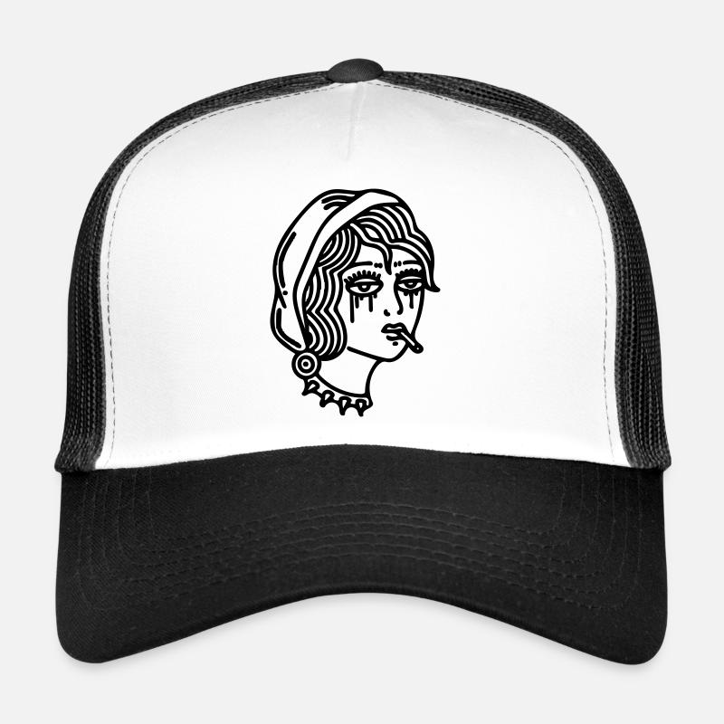 visage de fumée Casquette trucker 
