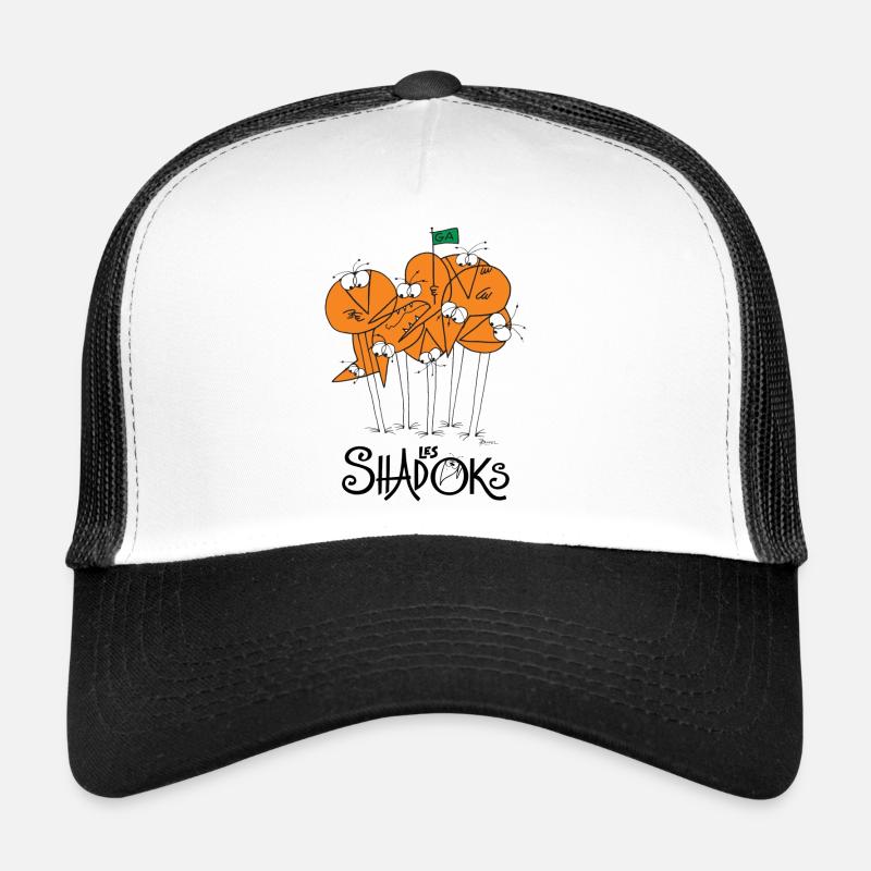 Die Shadoks - Trucker Cap - Weiß/Schwarz