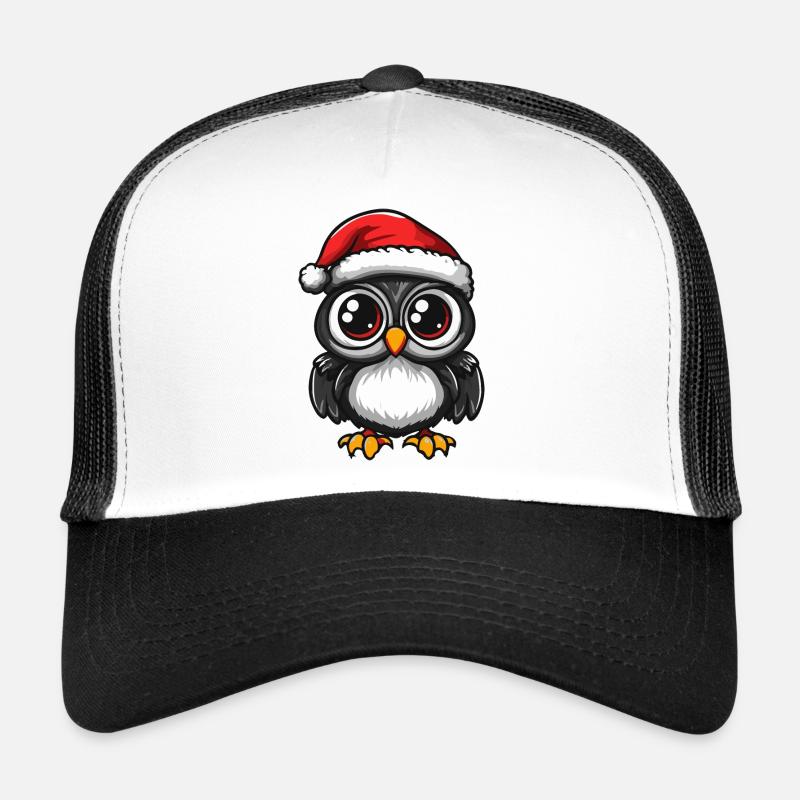 Hibou Noël Casquette trucker 