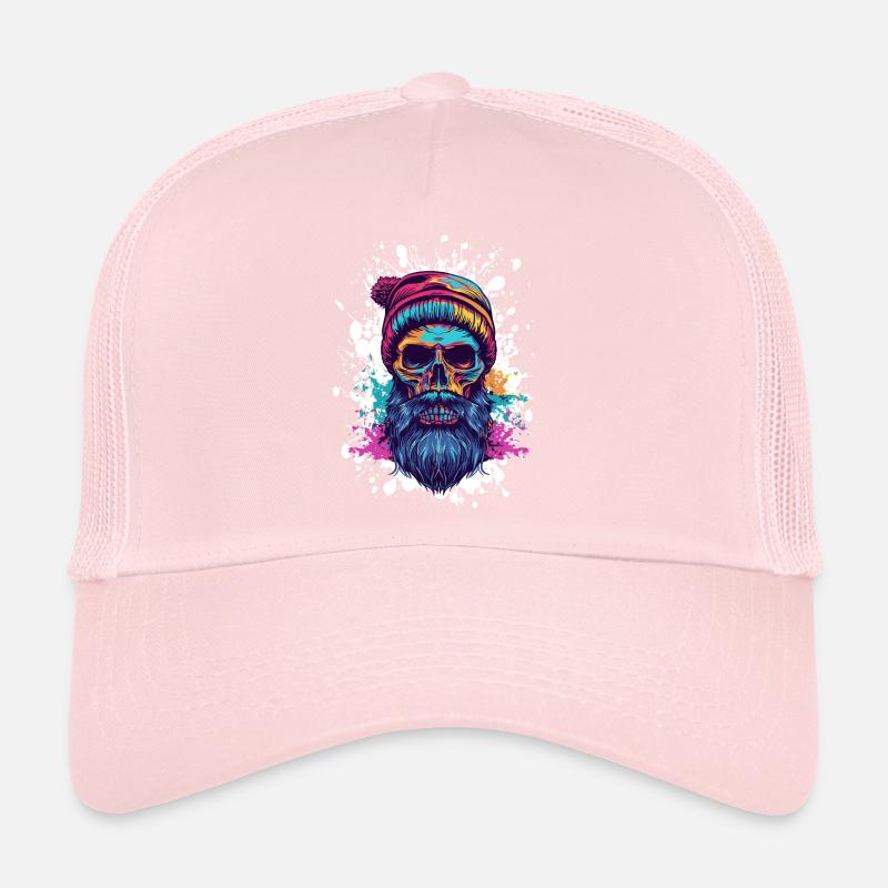 Crâne de bûcheron Casquette trucker 